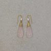 Rose Quartz Drop Earrings By Heidi Kjeldsen Jewellery ER4821 still