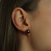 A lustrous pair of Tahitian Pearl (approx.10mm) and 18ct white Gold ear studs, are a delight catching the light beautifully and matched with a row of Tahitian pearls makes the perfect ensemble model