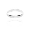 Textured Silver Bangle Heidi Kjeldsen Jewellery BL4083 flat