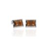 Heidi Kjeldsen Jewellery Silver plated resin cufflinks CL1847 front