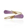 Amethyst Gold Drop Earrings Heidi Kjeldsen Jewellery ER4782 white