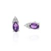 Amethyst and White Topaz Earrings Heidi Kjeldsen Jewellery ER4859 white1