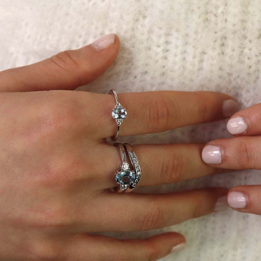 Aquamarine Diamond Rings Diamond Carved Ring Heidi Kjeldsen Jewellery R1823 R1761 R1716 model4 (3)