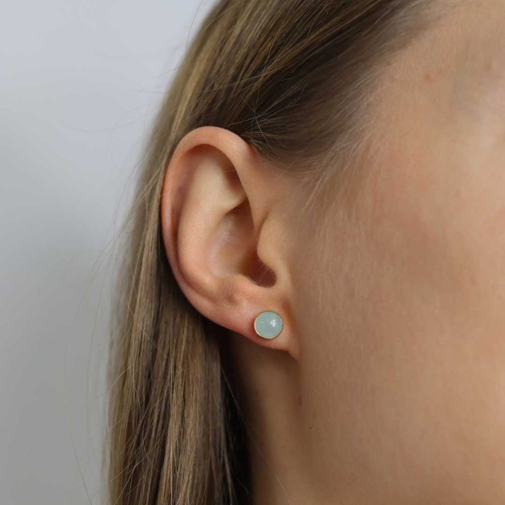 Aquamarine earrings By Heidi Kjeldsen jewellery ER4832 Model