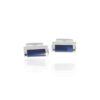 Enamelled Silver Plated cufflinks CL1844 front