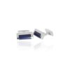 Enamelled Silver Plated cufflinks CL1844 side