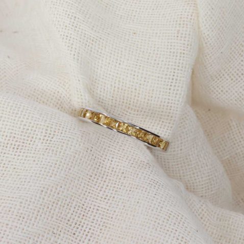 Citrine and Gold Ring By Heidi Kjeldsen Jewellery R1810 Still