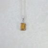 Citrine Rubover Silver Pendant Heidi Kjeldsen Jewellery P1590 still