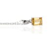 Citrine Silver Pendant Heidi Kjeldsen Jewellery P1591 Side