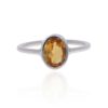 Citrine Silver Ring Heidi Kjeldsen Jewellery R1860 Front