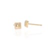 Eliza Square Gold Earrings Heidi Kjeldsen Jewellery ER4809 side