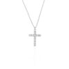 Hanne Heidi Kjeldsen Jewellery Diamond Crucifix Pendant P1244 white
