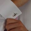 Sterling Silver "Torpedo" cufflinks by Heidi Kjeldsen Jewellery CL1840 Model
