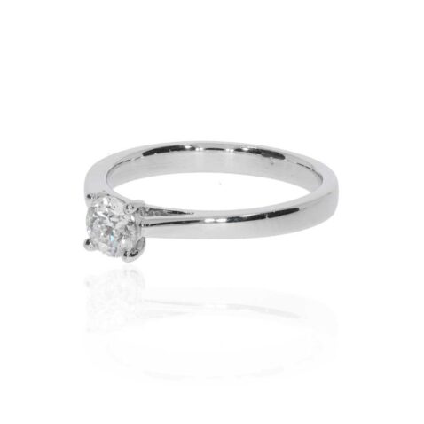 Lab Grown Diamond 0.50cts Solitaire Ring Heidi Kjeldsen Jewellery R1792 side