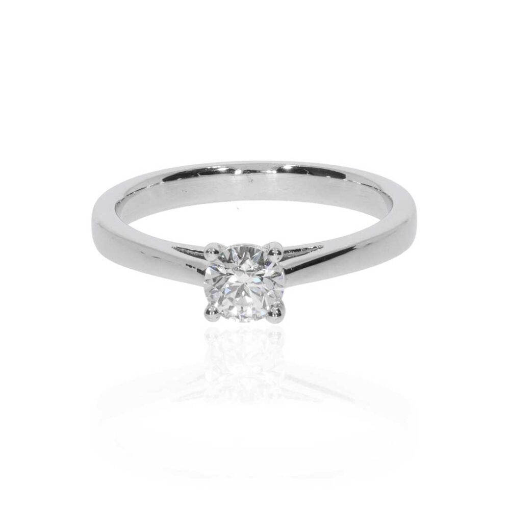 Lab Grown Diamond 0.50cts Solitaire Ring Heidi Kjeldsen Jewellery R1792 white