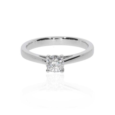 Lab Grown Diamond 0.50cts Solitaire Ring Heidi Kjeldsen Jewellery R1792 white