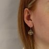 Heidi Kjeldsen Elegant Viking Love Knot Gold Earrings - ER2352-model