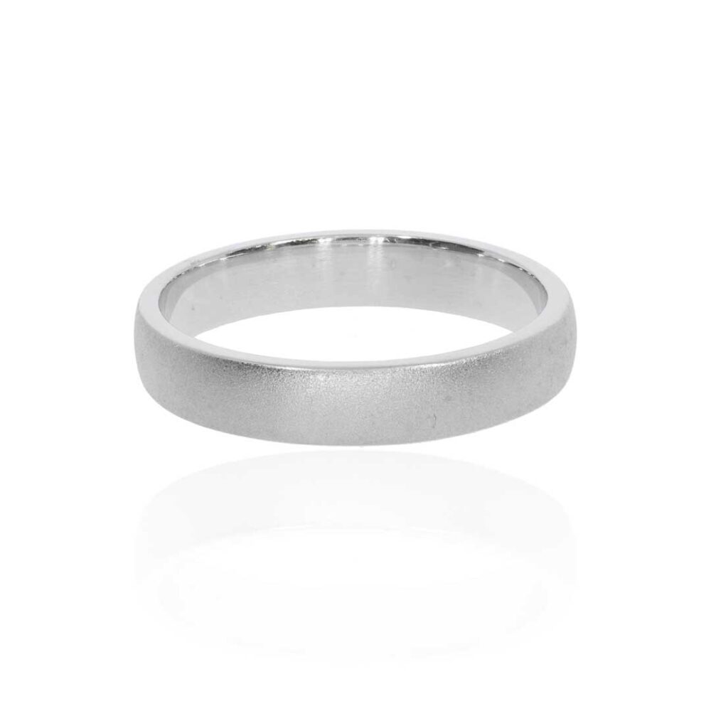 Sterling Silver Satin Ring Heidi Kjeldsen Jewellery R1832 white