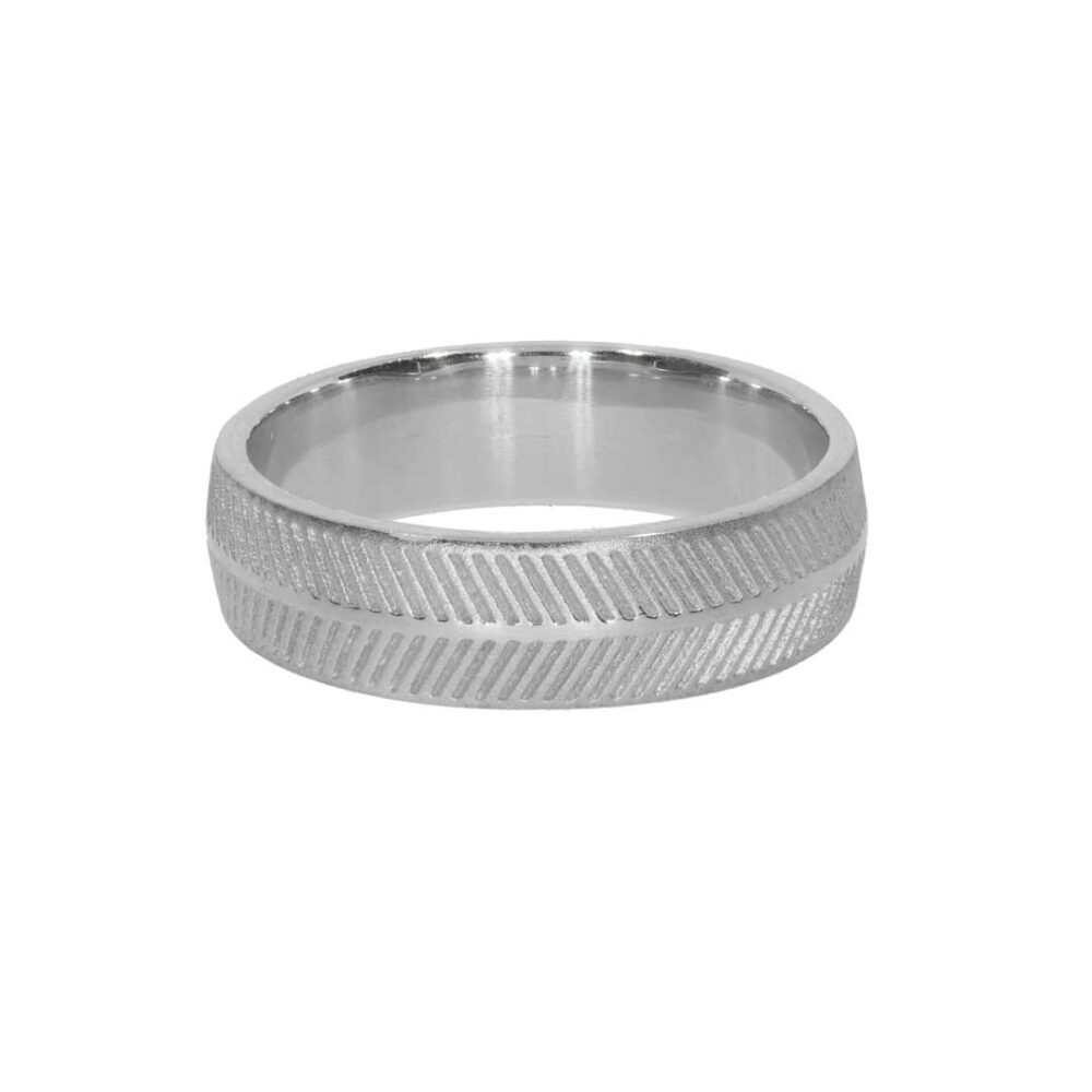 Sterling Silver Tyre Ring Heidi Kjeldsen Jewellery R1826 white