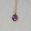 Viola Amethsyt and Gold Pendant Heidi Kjeldsen Jewellery P1562 still
