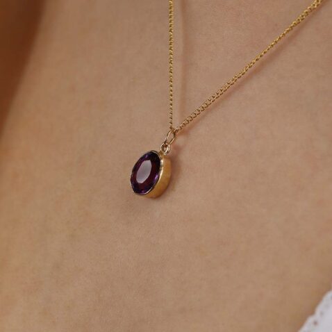 Viola Amethyst Pendant Heidi Kjledsen Jewellers P1562