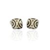 Heidi Kjeldsen Jewellery Silver plated enamel cufflinks CL1850 front