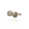 Heidi Kjeldsen Jewellery Silver plated enamel cufflinks CL1850 side