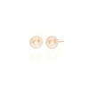 Alma Pink Peach Cultured Pearl Earrings Heidi Kjeldsen Jewellery ER2067 White