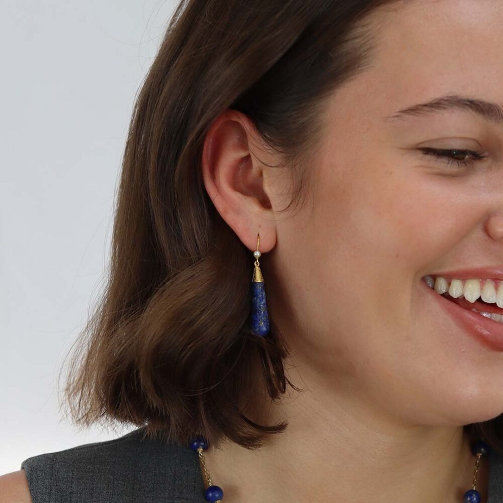 Birgit Lapis Lazuli Drop Earrings Heidi Kjeldsen ER4826