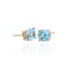 Blue Topaz And Yellow Gold Earrings Heidi Kjeldsen Jewellery ER4837 white