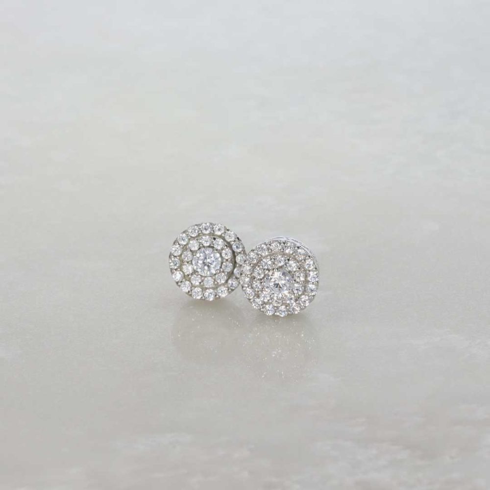 Diamond Cluster Earrings Heidi Kjeldsen Jewellery ER2435