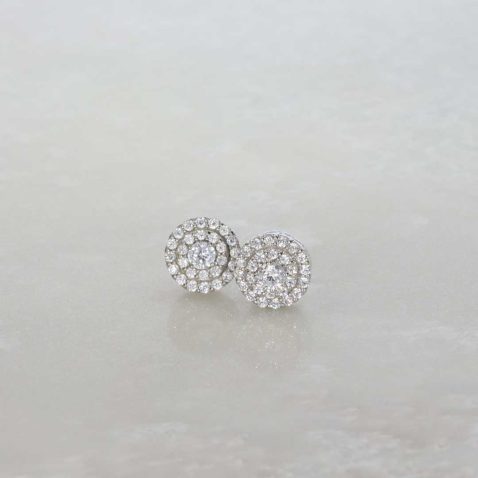 Diamond Cluster Earrings Heidi Kjeldsen Jewellery ER2435