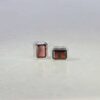 Garnet octagonal earring by Heidi Kjeldsen Jewellers ER4879 still