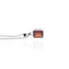 Garnet Octagonal Pendant Heidi Heidi Kjeldsen Jewellers p1597 white1