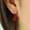 Heidi Kjeldsen Jewellery Cornelian Earrings ER4828 model1