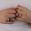 Heidi Kjeldsen Jewellery Presilli R1216 and Mexican Crazy Lace rings R1211 Model
