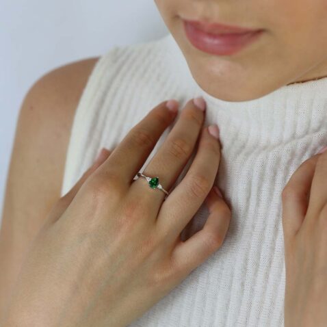 Tsvarite Sphene Diamond Rings Heidi Kjeldsen Jewellery R1879 model