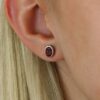 Lisbet Garnet Rubover Earrings Heidi Kjeldsen Jewellers ER4875 (1)