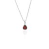 Lisbet Garnet drop pendant Heidi Kjeldsen Jewellers P1595 white1
