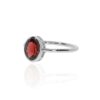 Lisbet Garnet oval shaped ring Heidi Kjeldsen Jewellers R1863 side