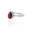 Lisbet Garnet pear shaped ring Heidi Kjeldsen Jewellers R1864 side