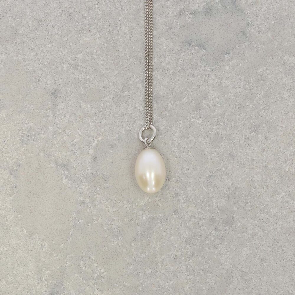 Margit Cultured Pearl Drop Pendant Heidi Kjeldsen Jewellers P1515 still