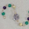 Naja Amethyst Green Agate Bracelet Heidi Kjeldsen Jewellery still BL1394