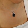 Naja Black Onyx Pendant Heidi Kjeldsen model P1534
