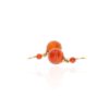 Naja Carnelian And Gold Drop Earrings Heidi Kjeldsen Jewellery ER4828 white