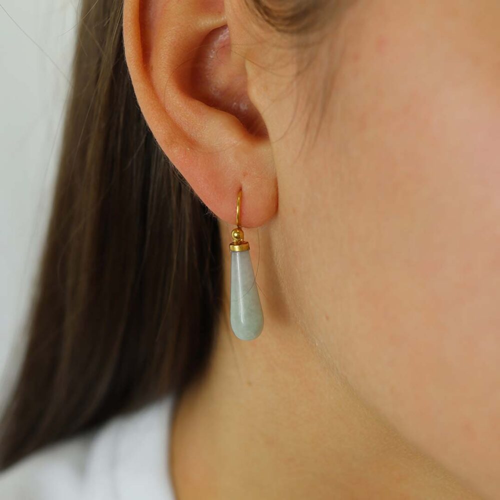 Naja Jade Drop Earrings Heidi Kjeldsen Jewellery ER4829