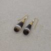 Onyx and Pearl Drop Earrings Heidi Kjeldsen Jewellery ER4831 still