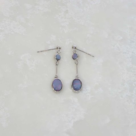 Opal Doublet Drop Earrings Heidi Kjeldsen Jewellery ER4844