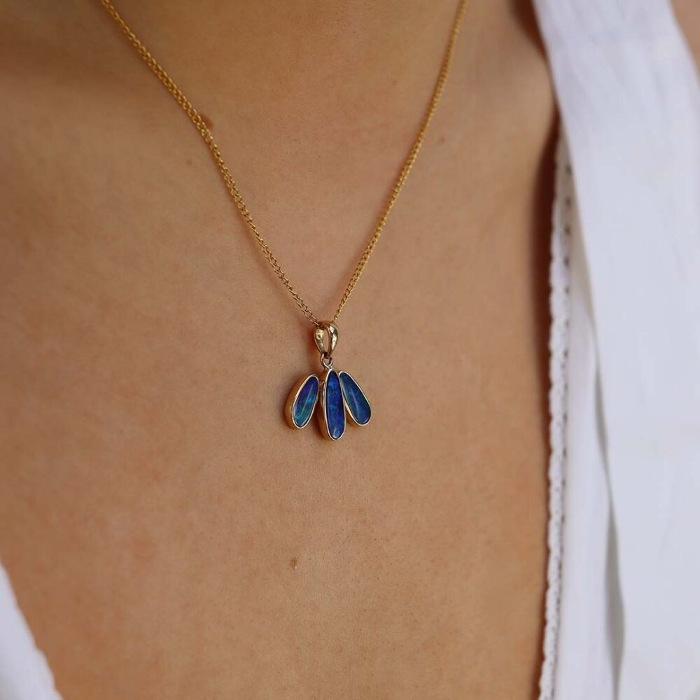 Per Opal and Gold Pendant Heidi Kjeldsen Jewellers P1564
