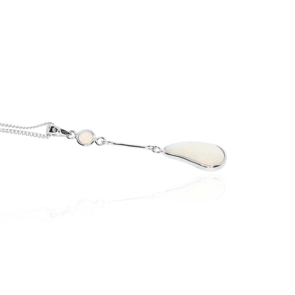 Per Opal and Silver pendant By Heidi Kjeldsen Jewellery P1544 white1